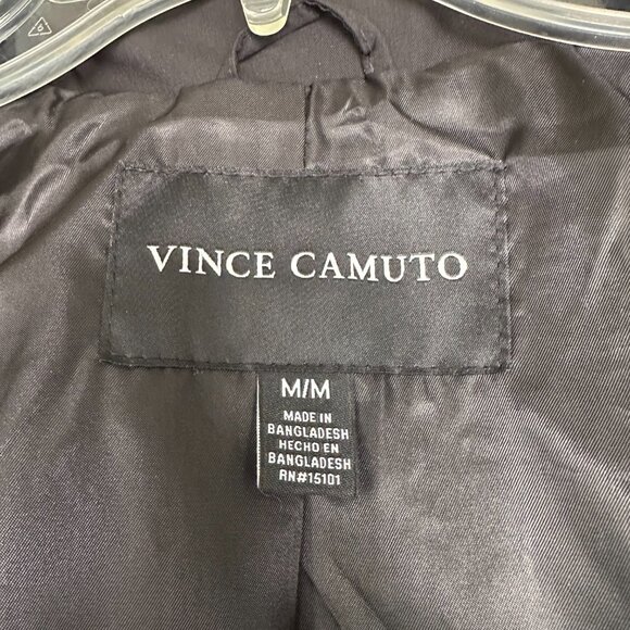 Vince Camuto Women's Rain Jacket Lightweight Water and Wind Resistant Black - Picture 7 of 10